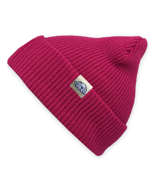 GONGA RIB BEANIE Fuchsia bright tag