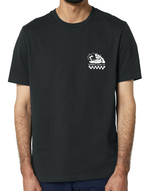 Gonga Unisex Tshirt Medium Fit Feeling Swell Black