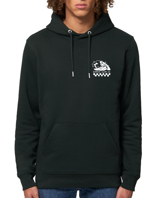 Gonga Unisex Hoodie Regular Fit Feeling Swell Black