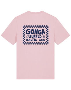 Gonga Surf - Chequer Navy Cotton Pink