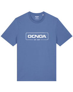 Gonga Surf - Logo White Bright Blue