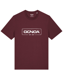 Gonga Surf - Logo White Burgundy