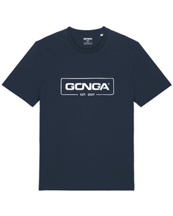 Gonga Surf - Logo White French Navy