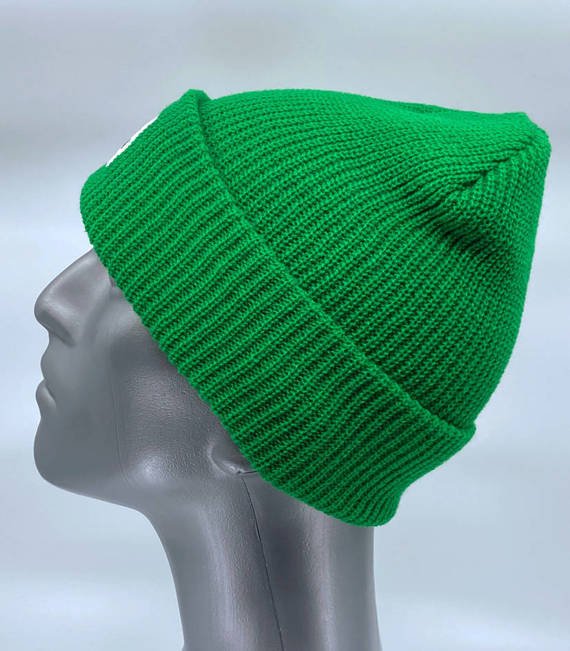 GONGA RIB BEANIE CELTIC GREEN white