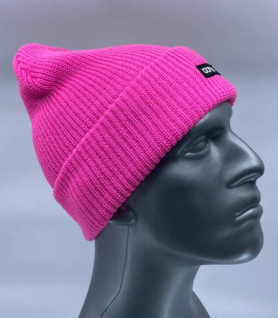 GONGA RIB BEANIE Fuchsia Black box