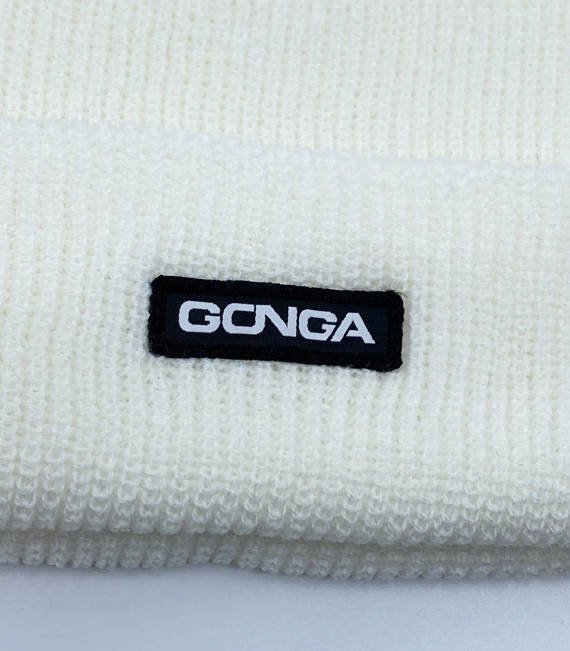 GONGA RIB BEANIE WHITE box