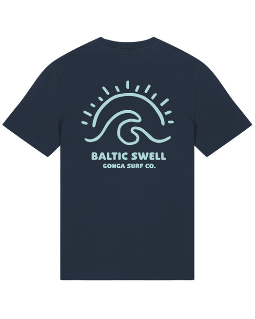 Gonga Surf - Baltic Swell Pastel Mint French Navy