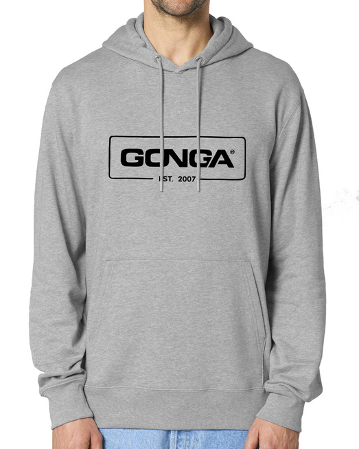 Gonga Surf - Bluza Logo Black Heather Grey