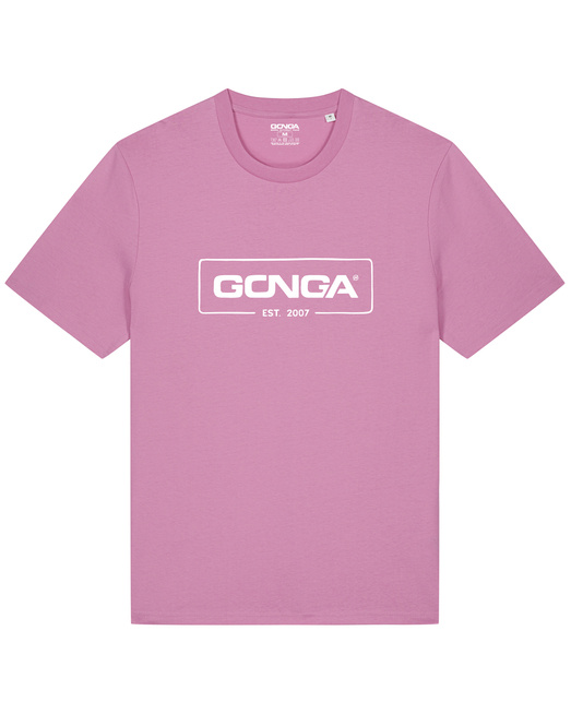 Gonga Surf - Logo White Bubble Pink