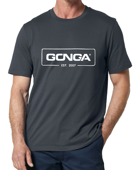 Gonga Surf - Logo White India Ink