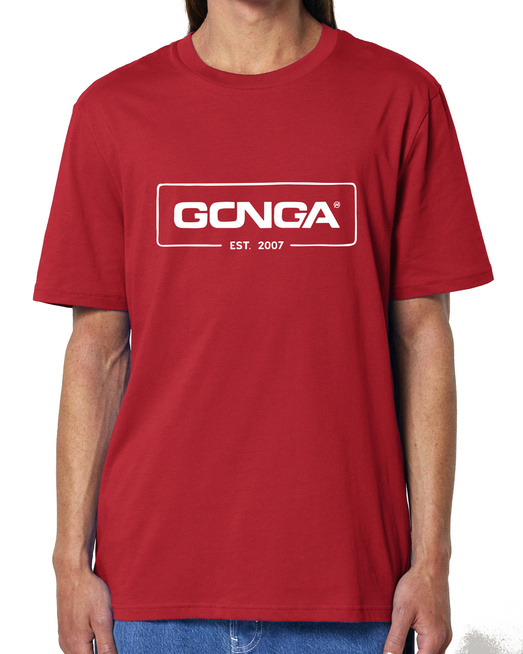 Gonga Surf - Logo White Red