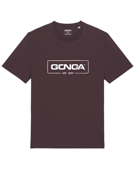 Gonga Surf - Logo White Red Brown