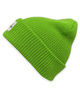 GONGA RIB BEANIE LIME white