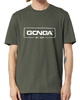 Gonga Surf - Logo White Khaki